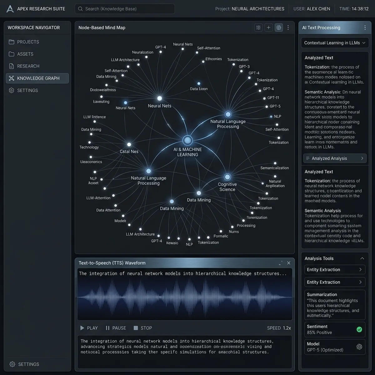 MindCompile: Cognitive Workspace & Neural Networks
